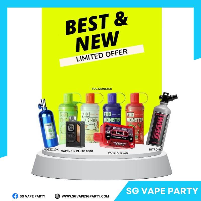 HOT SELLING ITEMS OF SG VAPE PARTY