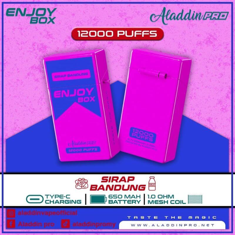 ALADDIN-PRO-ENJOY-BOX-12000-SIRAP-BANDUNG-SG-VAPE-PARTY