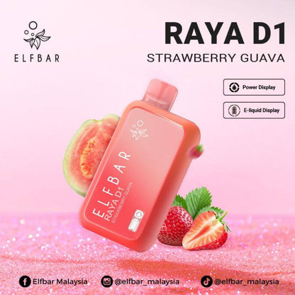 ELFBAR-RAYA-D1-13000-STRAWBERRY-GUAVA-SG-Vape-Party